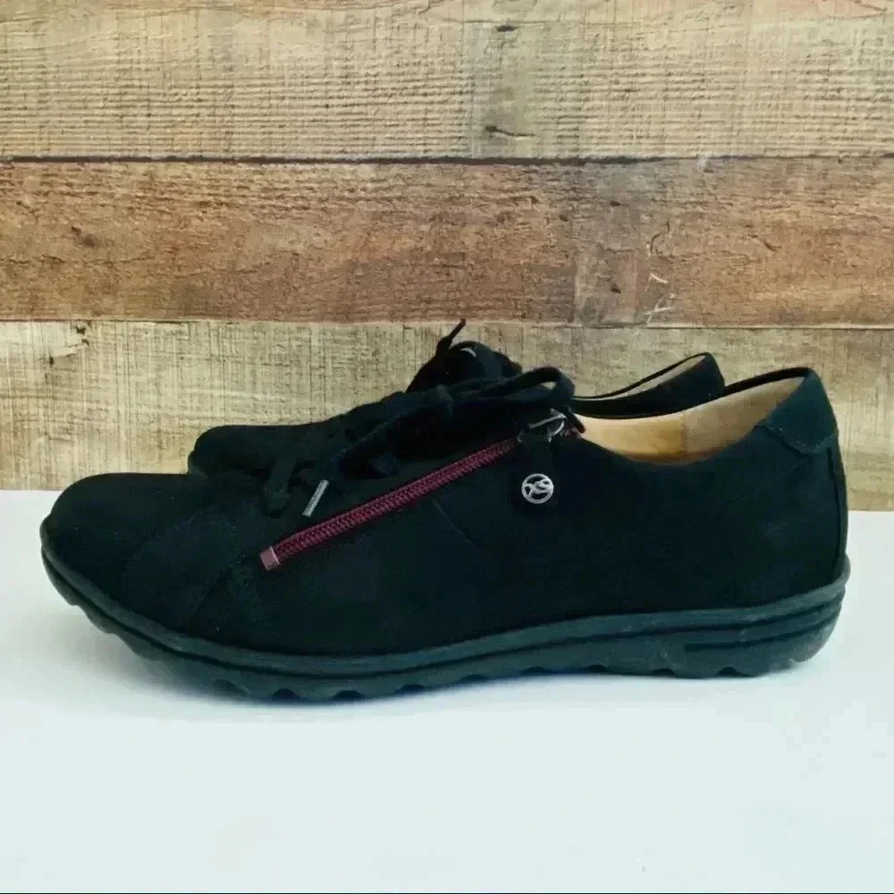 Hartjes XS Women’s Casual Black Suede Shoes